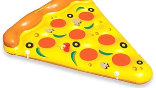 Swimline Inflatable Pizza Slice Pool Float, Multicolor