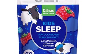 OLLY Kids Sleep Gummy, 0.5mg Melatonin, L Theanine, Chamomile,...