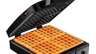 KRUPS 4-Slice Belgian Waffle Maker: Stainless Steel, 5...