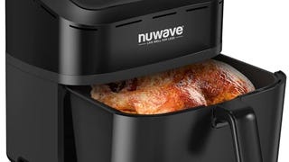 Nuwave Brio 10-in-1 Air Fryer 7.25Qt with Patented Linear...