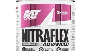 GAT SPORT Nitraflex Advanced Pre-Workout Powder, Increases...