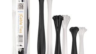 Cable Matters 200-Pack Cable Ties for Indoor and Outdoor,...