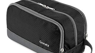 Gonex Travel Toiletry Bag Nylon, Dopp Kit Shaving Bag Toiletry...