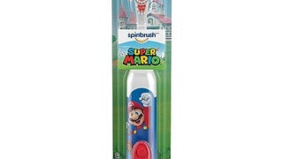 Spinbrush Super Mario Kid’s Electric Battery Toothbrush,...