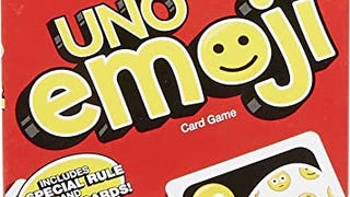 Mattel Games UNO Emoji Card Game, Gifts for Kids and Adults,...