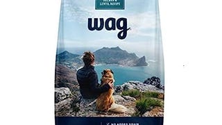 Amazon Brand - Wag High Protein Dry Dog Food Salmon & Lentil...