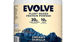 Evolve Plant Based Protein Powder, Vanilla Bean, 20g Vegan...