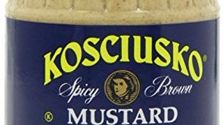 Kosciusko Spicy Brown Mustard, 9 oz