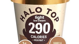 Halo Top Creamery, Vanilla Bean, 16 oz (Frozen)