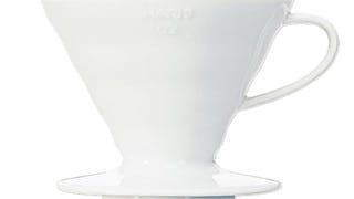 Hario V60 Ceramic Coffee Dripper, Size 02, White