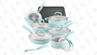 Rachael Ray Create Delicious Aluminum Nonstick 13-Pc. Cookware Set