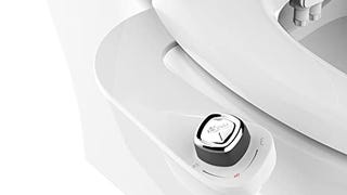 Bio Bidet SlimEdge Bidet Attachment for Toilet, Non Electric,...