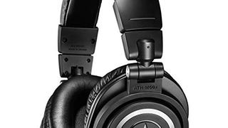 Audio-Technica ATHM50XBT Wireless Bluetooth Over-Ear Headphones,...