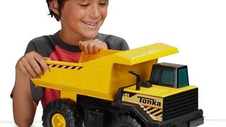 Tonka Classic Steel Mighty Dump Truck Vehicle, Single, Standard...