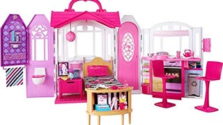 Barbie Doll House, Glam Getaway Portable House Playset...