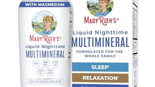 MaryRuth Organics Liquid Nighttime Multimineral Sleep Supplement...