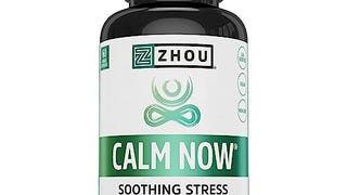 Zhou Calm Now Soothing Support with B Vitamins, Ashwagandha,...