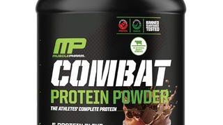 MusclePharm Combat Protein Powder, Chocolate Milk Flavor,...