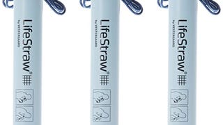 LifeStraw Personal Water Filter for Hiking, Camping, Travel,...