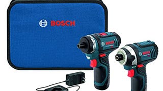 BOSCH CLPK27-120 12V Max 2-Tool Combo Kit with Two-Speed...