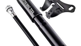 Pro Bike Tool Mini Bike Pump Fits Presta and Schrader - High...