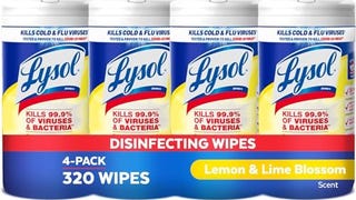 Lysol Disinfectant Wipes, Multi-Surface Antibacterial Cleaning...