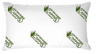 Bamboo Pillow Queen for Sleeping - Shredded Memory Foam...