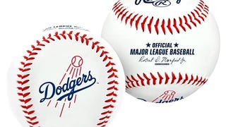 Rawlings MLB Los Angeles Dodgers Team Logo Baseball, White,...