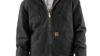 Carhartt Men's Sandstone Active Jacket,Black,Large