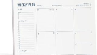 Two Tumbleweeds Weekly Planner Pad - Undated 6x9" Weekly...