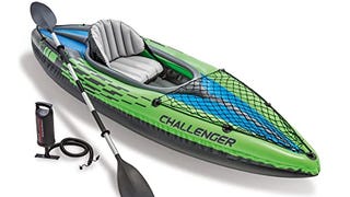 Intex 68305EP Challenger K1 Inflatable Kayak Set: Includes...