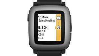 Pebble Time Smartwatch - Black (Renewed)