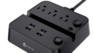 Power Strip with USB, iClever USB Charging Station with...