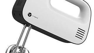 Vremi 3-Speed Compact Hand Mixer with Clever Built-In Beater...
