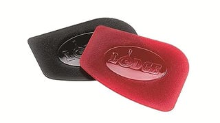 Lodge SCRAPERPK Durable Pan Scrapers, Red and Black, 2-...