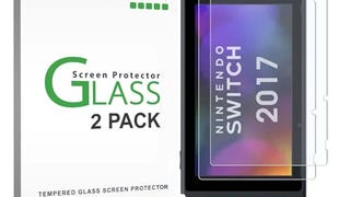 amFilm Tempered Glass Screen Protector for Nintendo Switch...