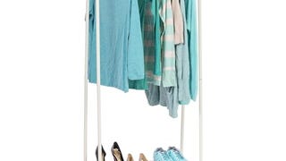 IRIS USA Clothes Rack for Hanging Clothes with Bottom Wood...