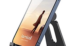 Lamicall Adjustable Cell Phone Stand, Desk Phone Holder,...