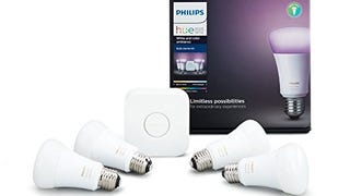 Philips Hue White and Color Ambiance A19 60W Equivalent...