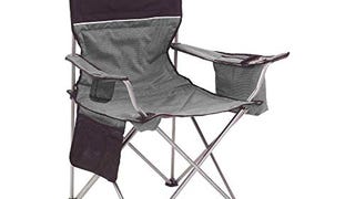 Coleman Portable Quad Camping Chair with 4-Can Cooler, Cushioned...