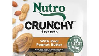 Nutro Crunchy Dog Treats With Real Peanut Butter, 16 oz....