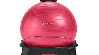 Gaiam Classic Balance Ball Chair – Exercise Stability Yoga...