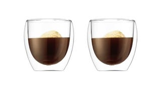 Bodum 8 oz Pavina Double Wall Glasses, High Heat Borosilicate...