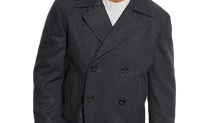 Nautica Men's Big and Tall Melton Peacoat, Navy,