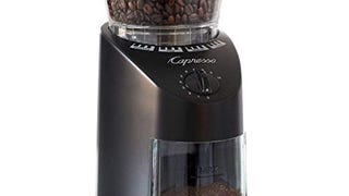 Capresso Infinity Conical Burr Grinder, Black 8.8