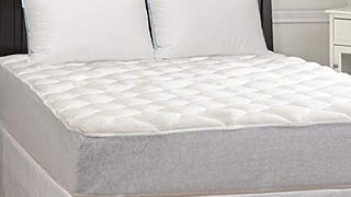 eLuxurySupply Extra Plush Bamboo Mattress Pad w/Fitted...