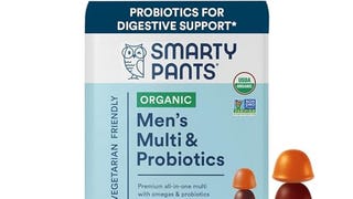 SmartyPants Multivitamin for Men, Organic Gummies: Probiotics,...