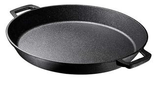 Bruntmor Pre Seasoned Cast Iron 16 inch Skillet Dual large...