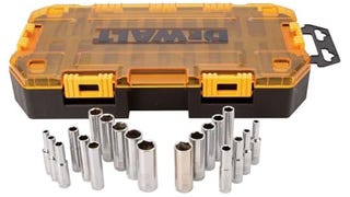 DEWALT DWMT73811 Tool Kit 1/4'' Drive Deep Socket Set, 20...