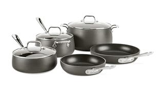 All-Clad HA1 Hard Anodized Nonstick Pots and Pans Set Non...